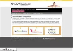 Sites similar to nannyclassifieds.com