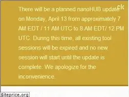 Sites similar to nanohub.org