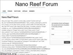 Sites similar to nanoreefforum.com