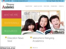 Sites similar to nanyangacademics.com