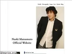 Sites similar to naokimatsumoto.com