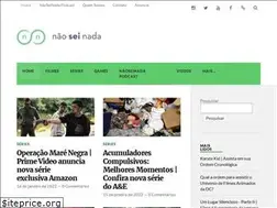 Sites similar to naoseinada.com.br