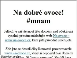 Sites similar to naovoce.cz