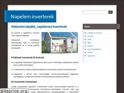 Sites similar to napeleminverter.hu