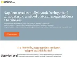 Sites similar to napelempalyazatok.hu