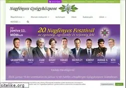 Sites similar to napfenyesgyogykozpont.hu