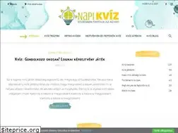 Sites similar to napi-kviz.hu
