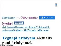 Sites similar to napiarfolyam.hu