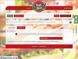 Sites similar to napimenu.hu