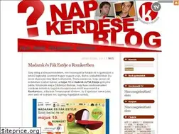 Sites similar to napkerdese.blog.hu