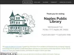 Sites similar to naplespubliclibrarymaine.org