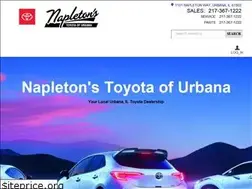 Sites similar to napletonstoyotaofurbana.com