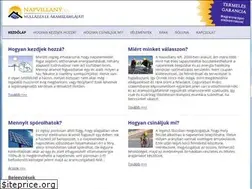 Sites similar to napvillany.hu