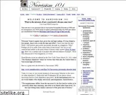 Sites similar to narcissism101.com
