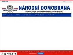 Sites similar to narodnidomobrana.cz