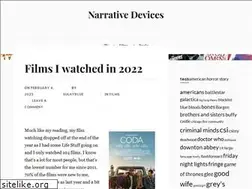 Sites similar to narrativedevices.com
