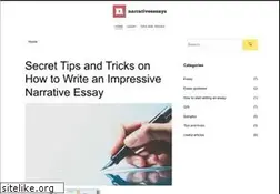 Sites similar to narrativeessays.org