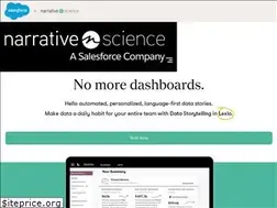 Sites similar to narrativescience.com