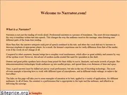 Sites similar to narrator.com