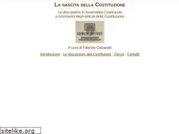 Sites similar to nascitacostituzione.it
