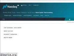 Sites similar to nasdaqomxbaltic.com