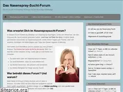Sites similar to nasenspraysucht.info