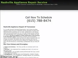 Sites similar to nashvilleappliance.com