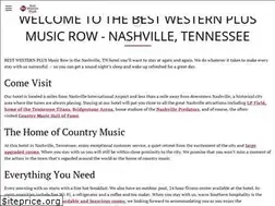Sites similar to nashvillebestwestern.com