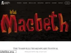Sites similar to nashvilleshakes.org