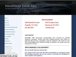 Sites similar to nashvilletitle.com