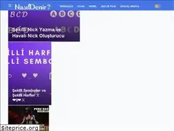Sites similar to nasildenir.com