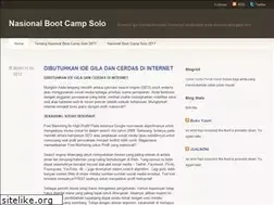 Sites similar to nasionalbootcampsolo.wordpress.com