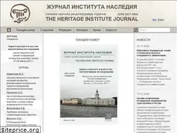 Sites similar to nasledie-journal.ru