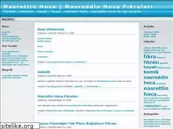 Sites similar to nasrettinhocafikralari.wordpress.com