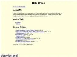 Sites similar to natecraun.net