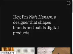 Sites similar to natehanson.com
