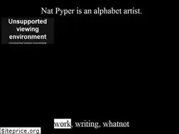 Sites similar to natepyper.com