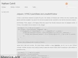 Sites similar to nathancahill.github.io