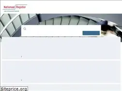 Sites similar to nationaalregister.nl