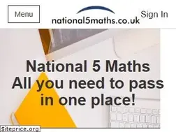 Sites similar to national5maths.co.uk