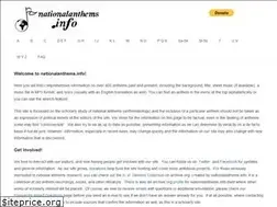 Sites similar to nationalanthems.info