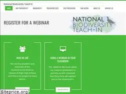 Sites similar to nationalbiodiversityteachin.com