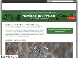Sites similar to nationalbird.canadiangeographic.ca