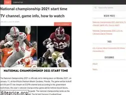 Sites similar to nationalchampionship-game.com