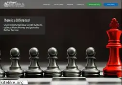 Sites similar to nationalcreditsystems.com