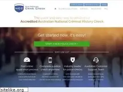 Sites similar to nationalcrimecheck.com.au