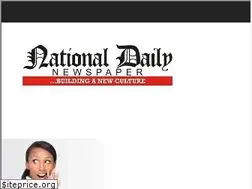 Sites similar to nationaldailyng.com