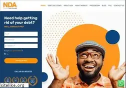 Sites similar to nationaldebtadvisors.co.za