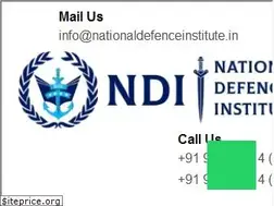 Sites similar to nationaldefenceinstitute.in