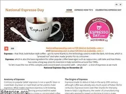 Sites similar to nationalespressoday.com